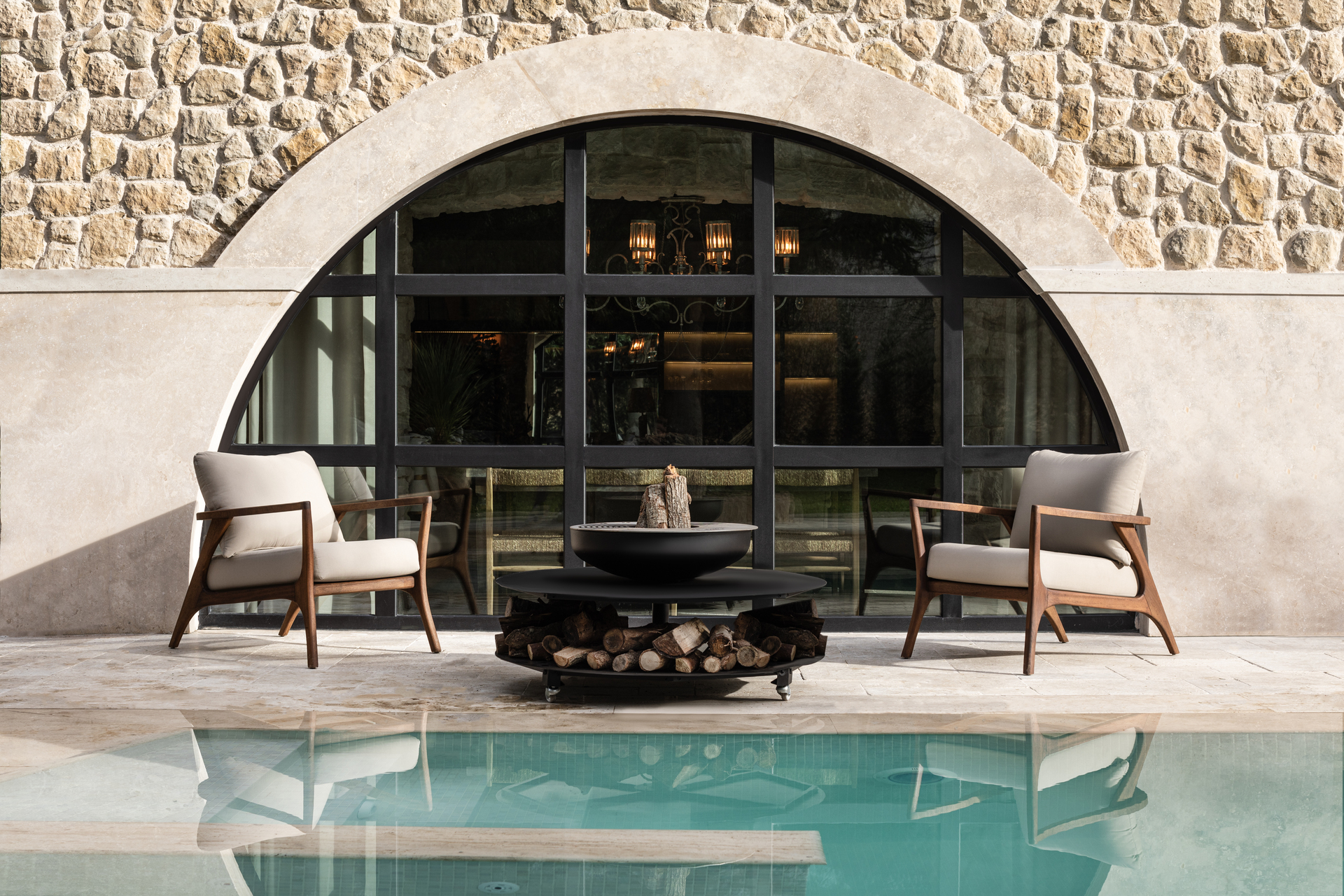 Rome Ahşap Bahçe Takımı - Görsel 2